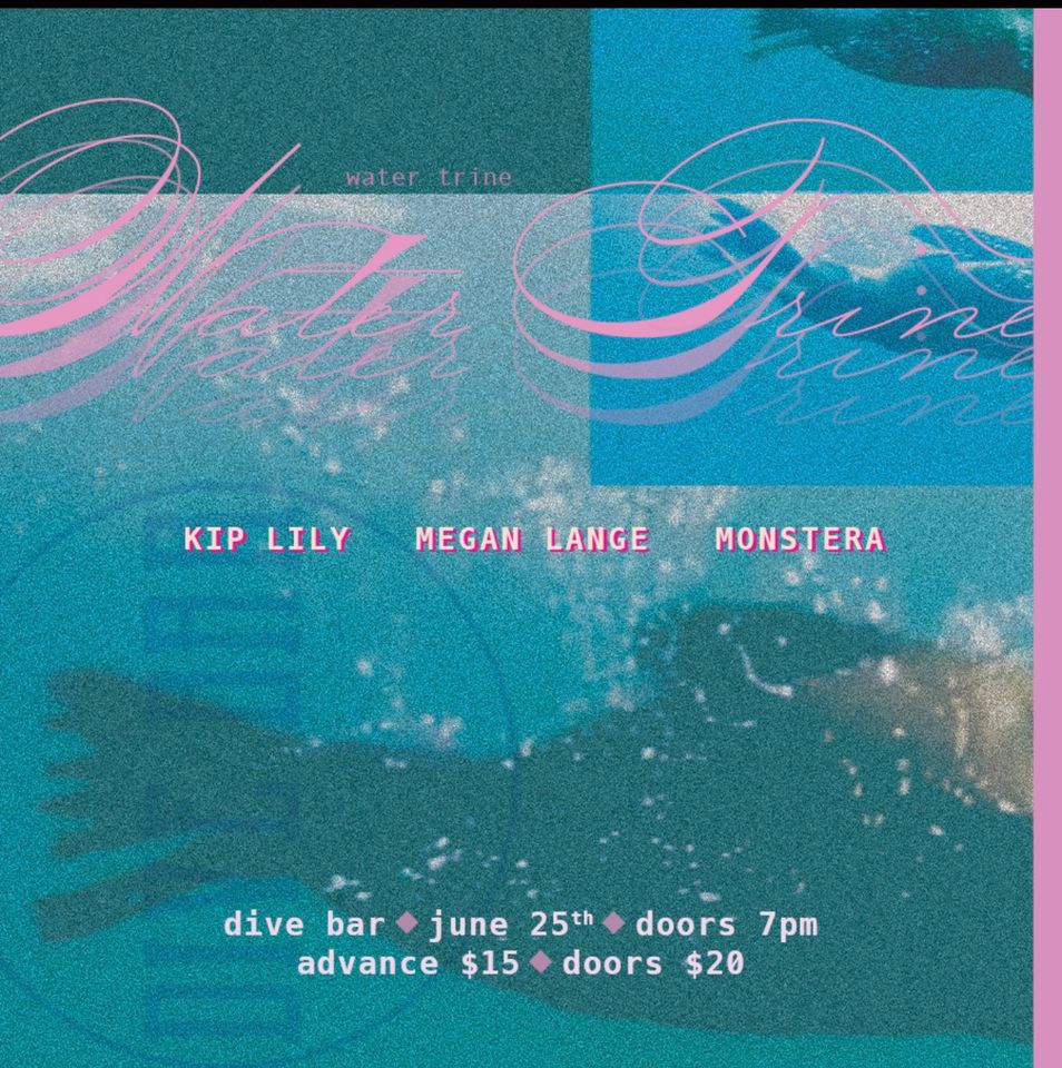 Water Trine: featuring Kip Lily,, Megan Lange, and Monstera poster