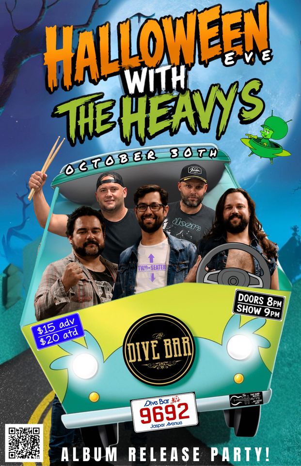 HALLOWEEN WITH THE HEAVYS — ALBUM RELEASE PARTY poster