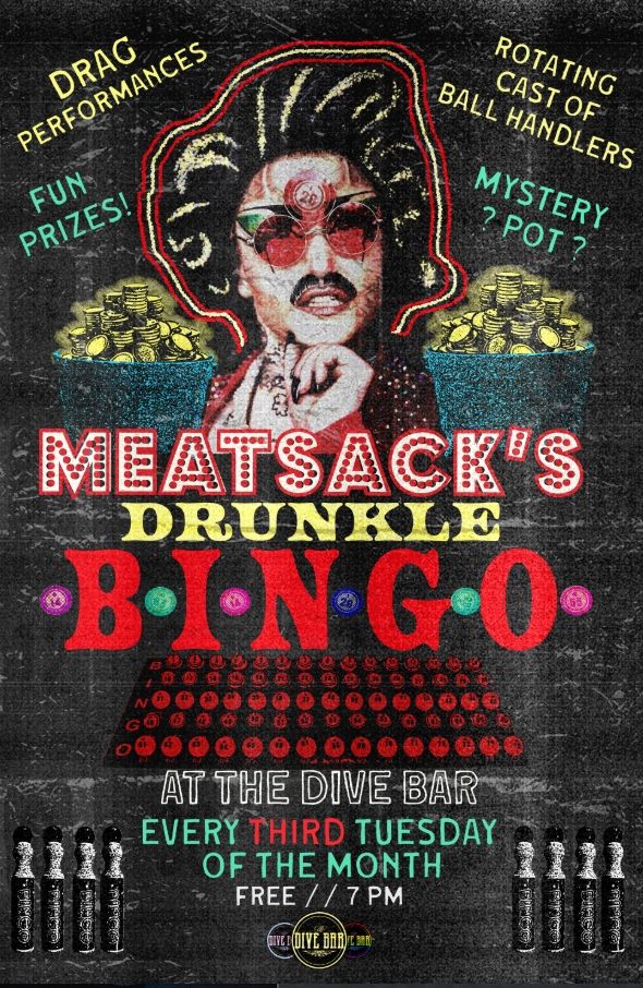 MEATSACK’S DRUNKLE BINGO poster