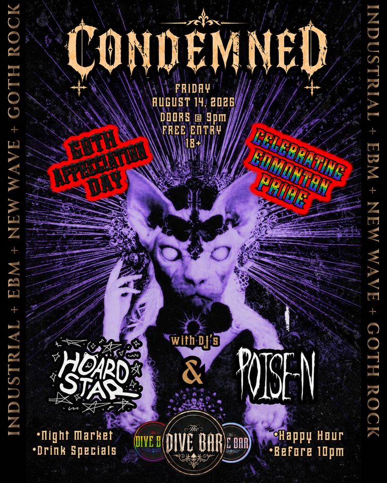 CONDEMNED - Goth Appreciation Day poster