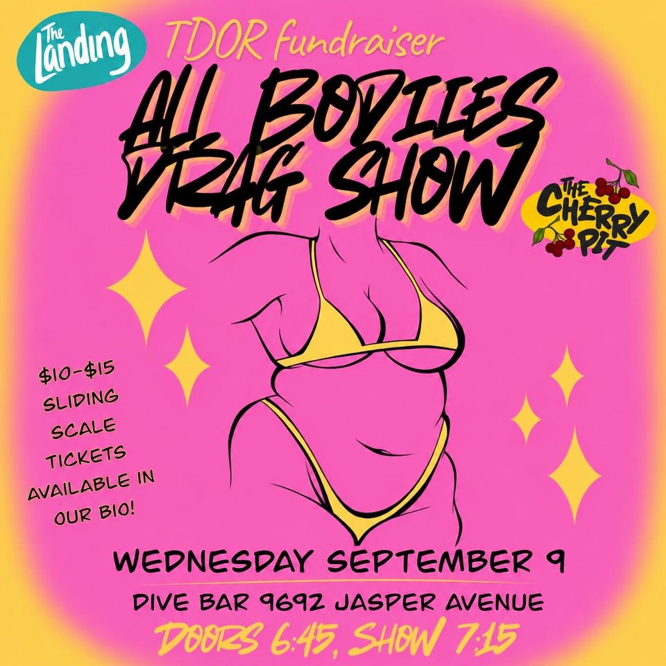 TDOR Fundraiser - All Bodies Drag Show poster