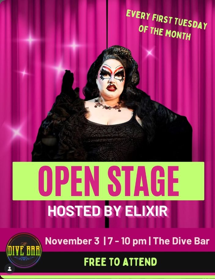 Drag Open Stage poster