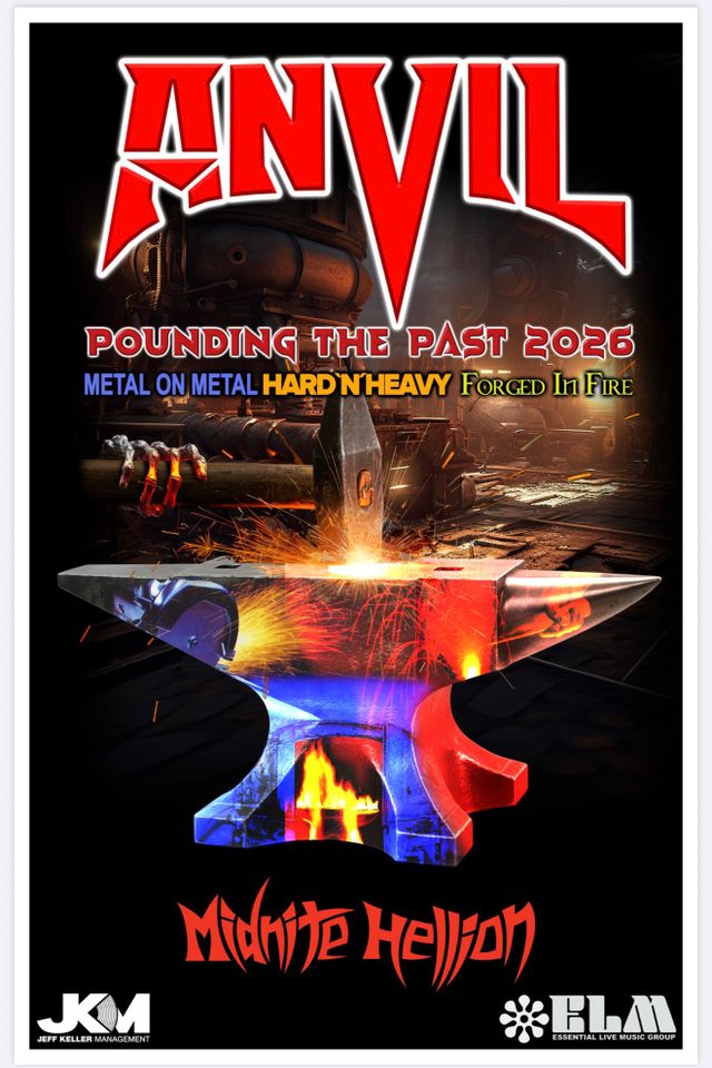 Anvil, ‘Pounding The Past’, w/ Midnite Hellion, Divine Apprehension, & Powerlöad poster