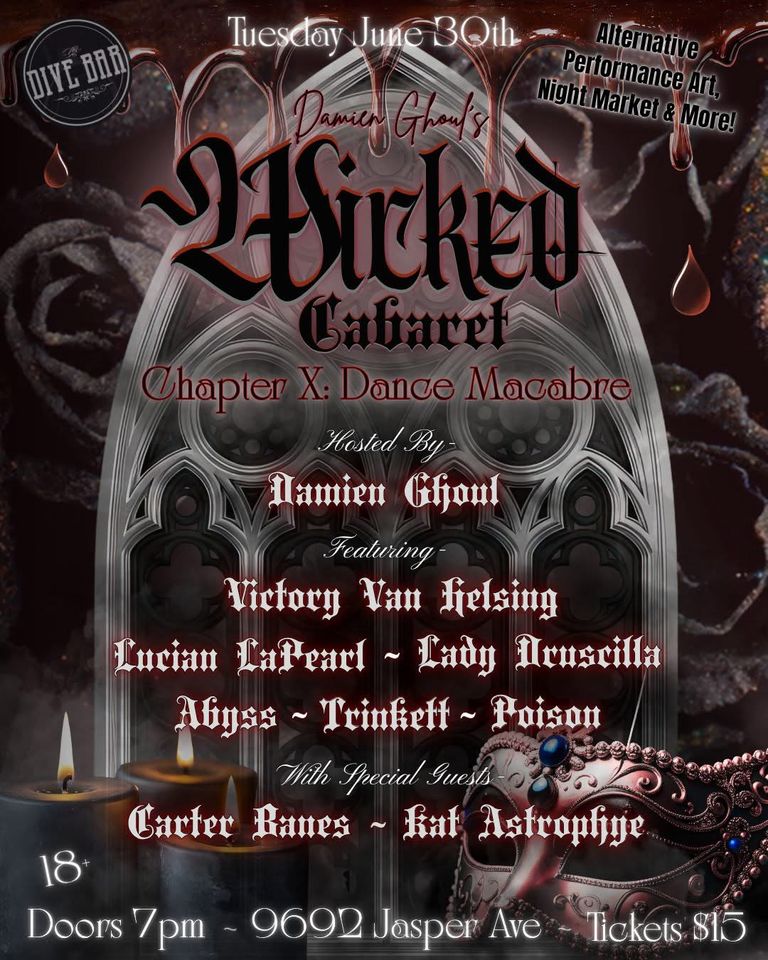 Damien Ghoul's Wicked Cabaret - Chapter X; Dance Macabre poster