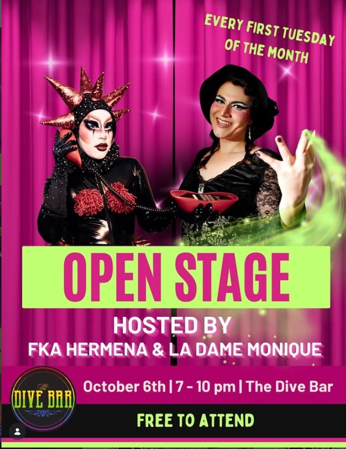 Drag Open Stage poster