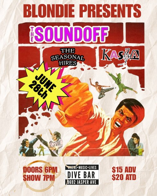The Soundoff (Winnipeg), The Seasonal Hires, & KASIA poster