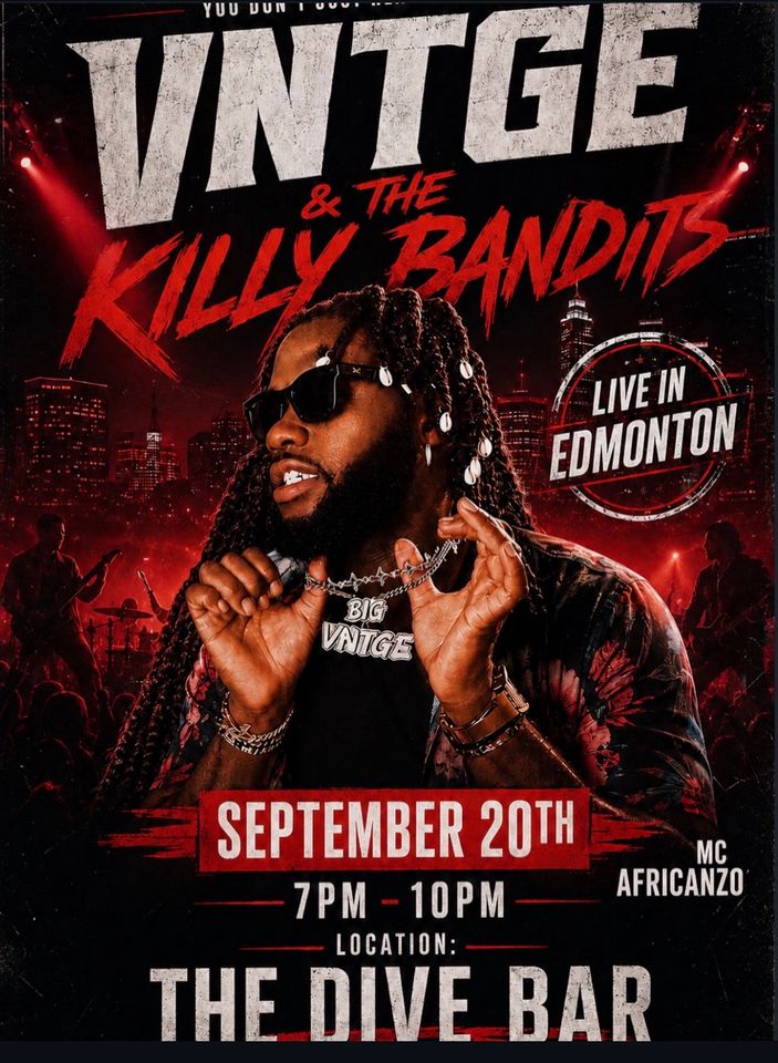 VNTGE & The Killy Bandits w/ MC Africanzo poster