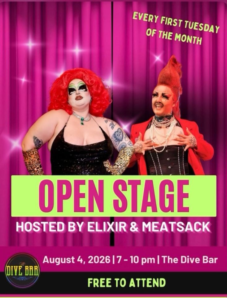 Drag Open Stage poster